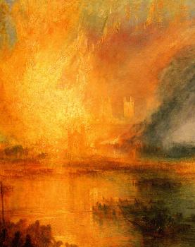 Joseph Mallord William Turner : The Burning of the Houses of Parliament III